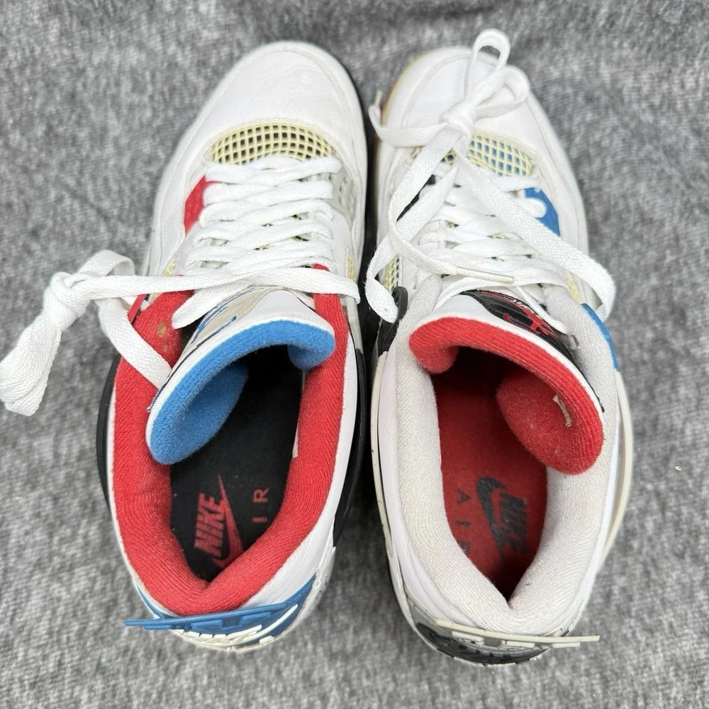 Air Jordan 4 Retro SE What The 4 Mens‎ 10.5 White Military Blue CI1184-146